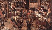 BRUEGHEL, Pieter the Younger Village Lawyer fg oil painting artist